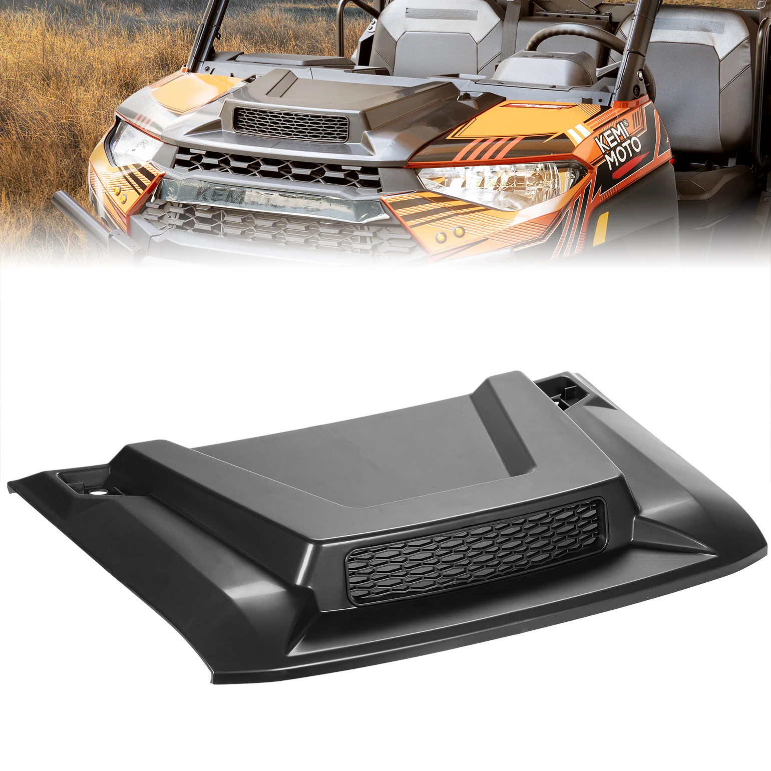 

Hood Scoop with Mesh Grill Kit With Polaris Ranger XP 1000/ Crew XP 1000 2018-2023 2024 UTV Hood Scoop Compatible