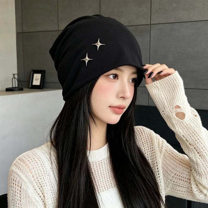 Style Winter Slouchy Beanie Hat for Women Oversized Big Head Circumference Warm Knit Cap Face Slimming Casual Cozy