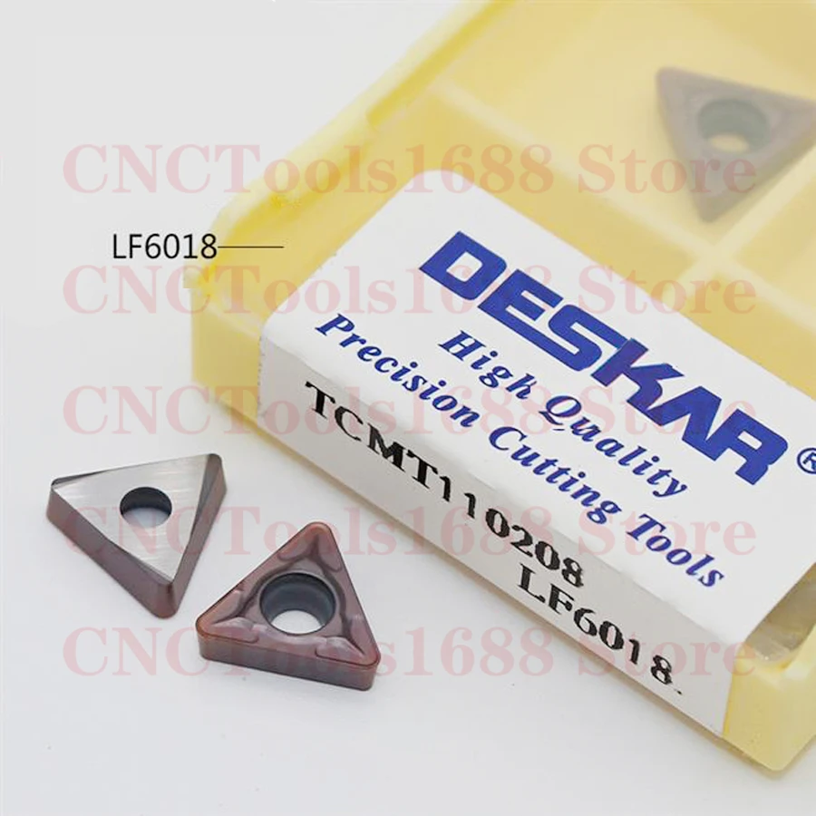 deskar TCMT110204 TCMT110208 TCMT16T304 TCMT16T308 LF6018 Carbide Insert TCMT Inserts