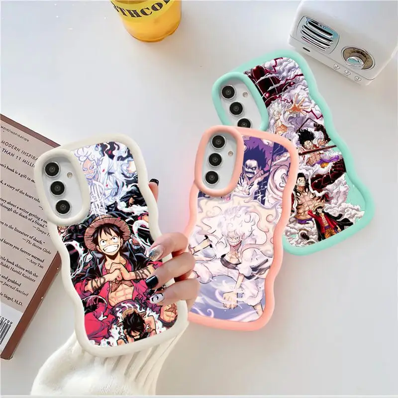 Monkey-D-Luffy Phone Case For Samsung Galaxy A54 A53 A14 A52 A13 A12 A33 A51 A23 A24 A21S A32 A73 A22 Hand Matte Shell