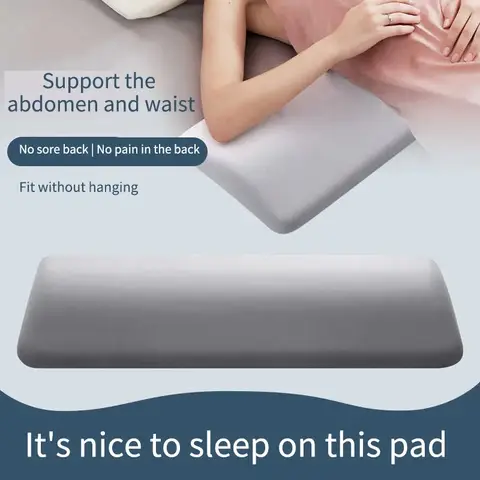 Memory Foam Lumbar Support Pillow Waist Cushion For Sleeping Lower Back Pain Relief Bed Back Support Cushion