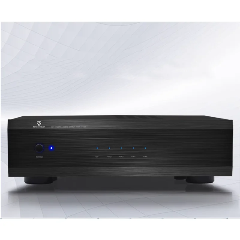 Усилитель мощности Winner AD-5100PA, профессиональный мощный 5-канальный кинотеатр, задний усилитель мощности 105 Вт/8 Ом
