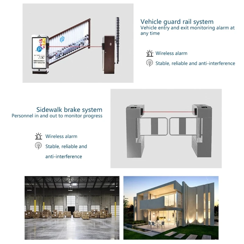 Allarme corpo umano Rilevatore movimento Cicalino Sensori movimento Allarme ingresso campanello