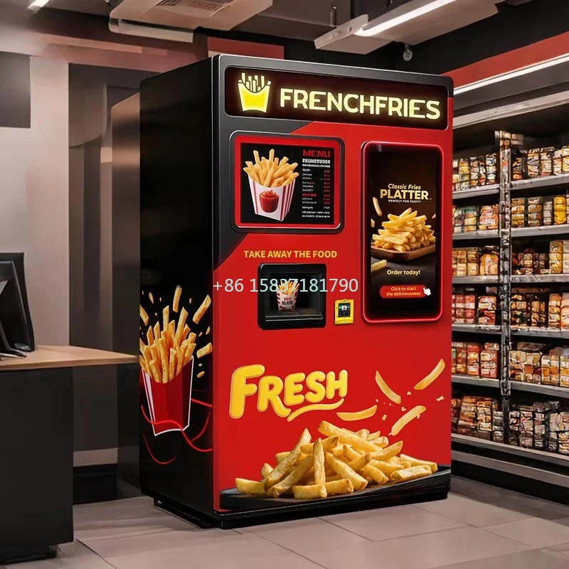 Popular Design French Fry Vending Machine Full Automatic Onion Rolls Fries Vending Machine for Kids French Fry Vending Machine - Image 3
