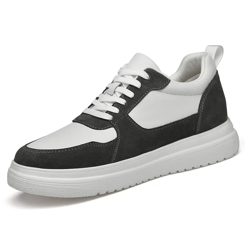 Men Elevator Height Increase Shoes Sneakers Shoes for Men 10cm Sports Casual Invisible Inner Heightening 8cm White Shoes