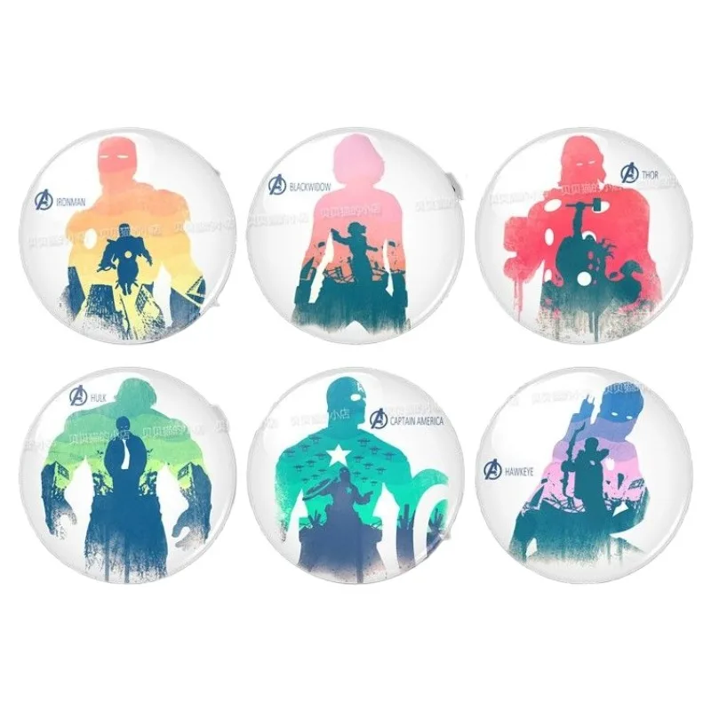 

Marvel superhero movie merchandise anime cartoon student badges creative for boys and girls backpack charms brooch gifts