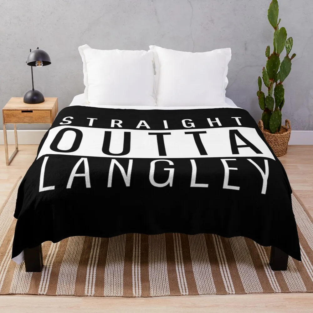 Straight Outta Langley Throw Blanket Softest Kid'S Extra Large Throw For Decorative Sofa Blankets