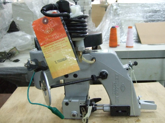 ماكينة خياطة الأكياس الصناعية NLI Newland اليابانية ماكينة خياطة الأكياس اليدوية المحمولة ، باكر محمول باليد #2