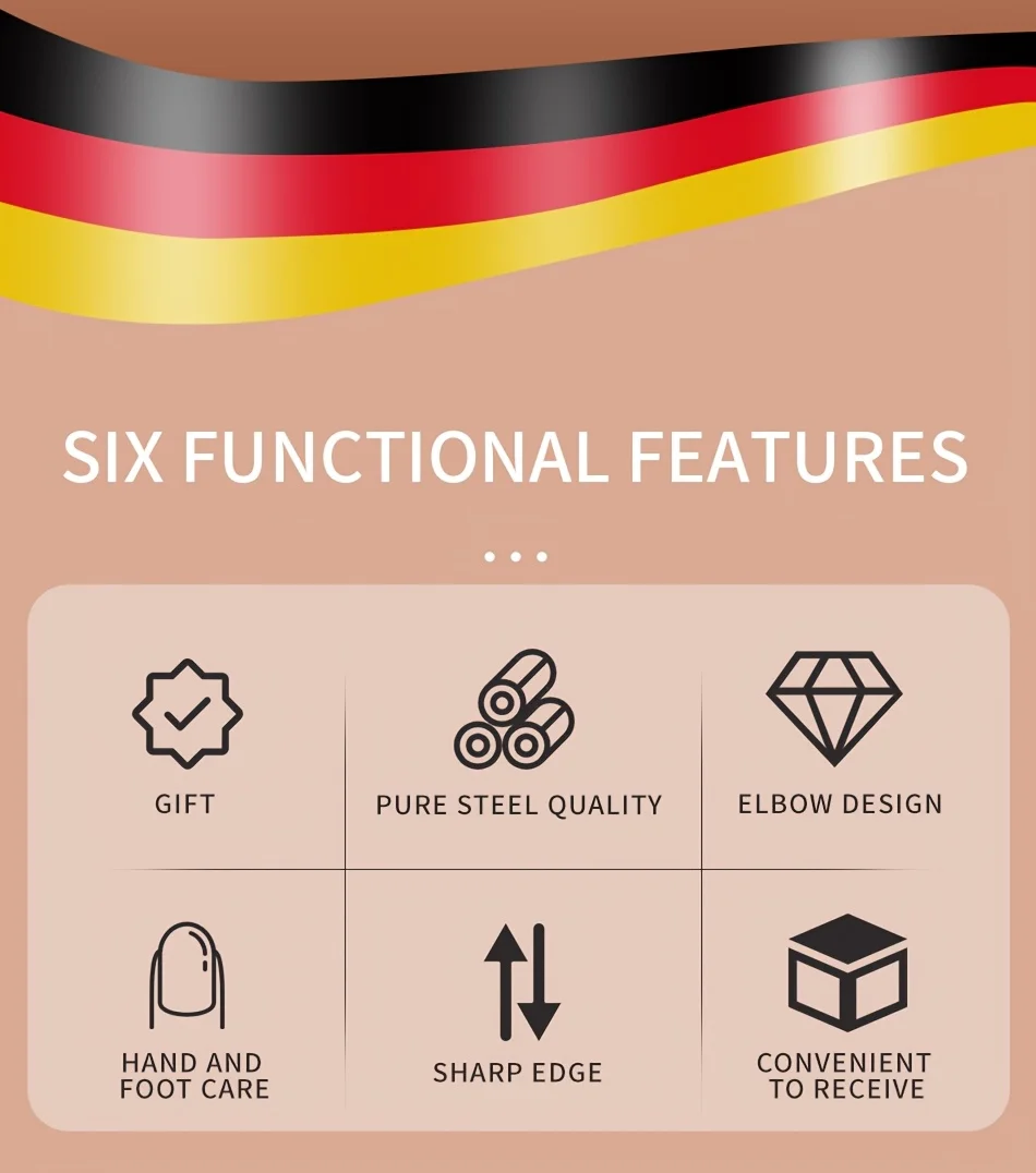 1 Stück Neue Gebogene Nagelzange mit Großer Öffnung - Ergonomischer Zehennagelknipser für Dicke Nägel, Premium-Stahl-Nagelschneider – Detail 4