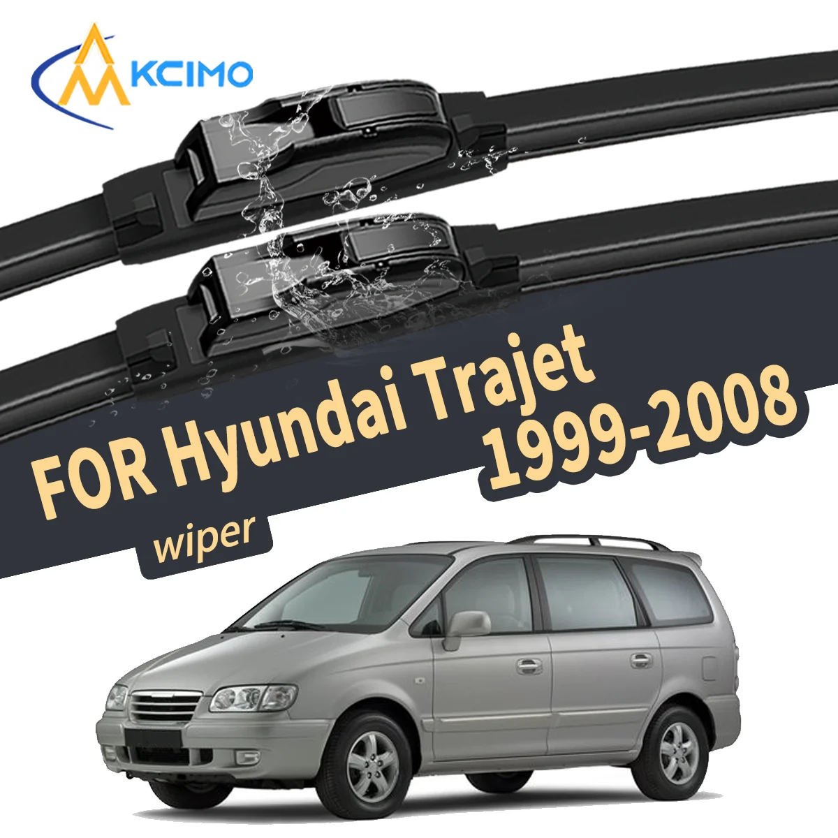 

Silent Wiper Blade For Hyundai Trajet 1999-2008 Natural Rubber Windshield Wiper Auto Replacement Parts High Quality Car