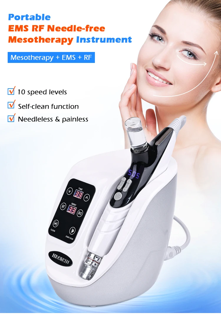 

EMS+RF dual radio frequency needle-free painless hydration, wrinkle and spot removal water light instrument