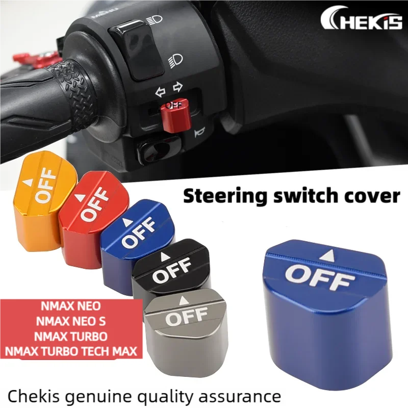 

CHEKIS подходит для YAMAHA NMAX NEO/NEO S NMAX TURBO/TECH MAX/turbo tech max, окончательные модифицированные аксессуары, кнопка указателя поворота, кнопка включения поворота из алюминиевого сплава слева и справа.