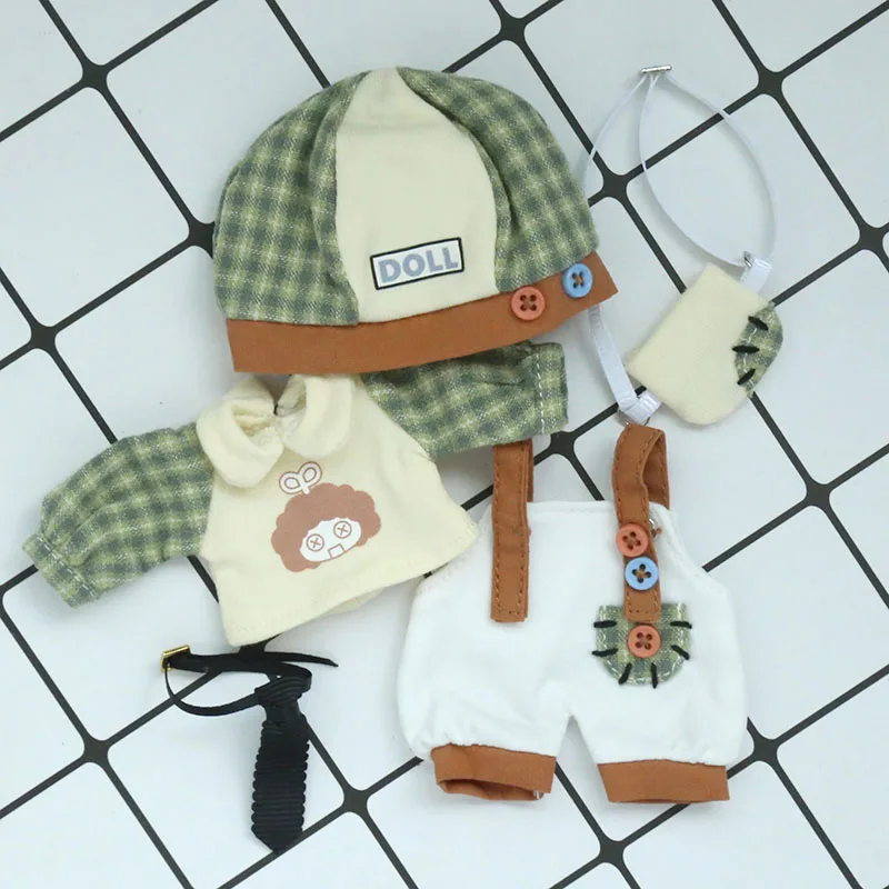 Cool Ob11 Doll Mechanical repairman clothing Hoodies Coat Dolls Overall Accessories For Obitsu11, Molly, Gsc, Ymy Body, 1/12bjd
