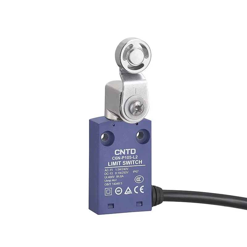 CNTD C6N-P105 L1/L2/L3 1M/2M/3M Ball Swing Rod Type Metal Swing Rod Resin Ball IP67 Vertical Limit Switch for Industrial Control