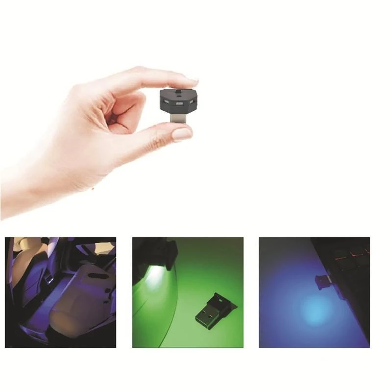 L4MD 5V 0.08W Typec Light USB C LED 램프 조절 가능한 8 컬러 타이프 나이트 램프