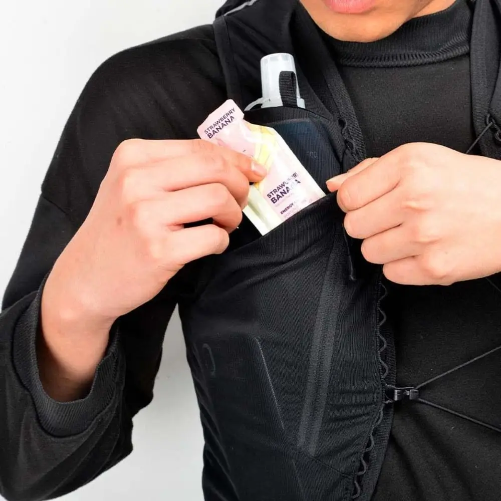 Phones Wallets Hydration Vest Pack Large Capacity Multi Pockets Running Backpack Breathable Water Bottle Storage