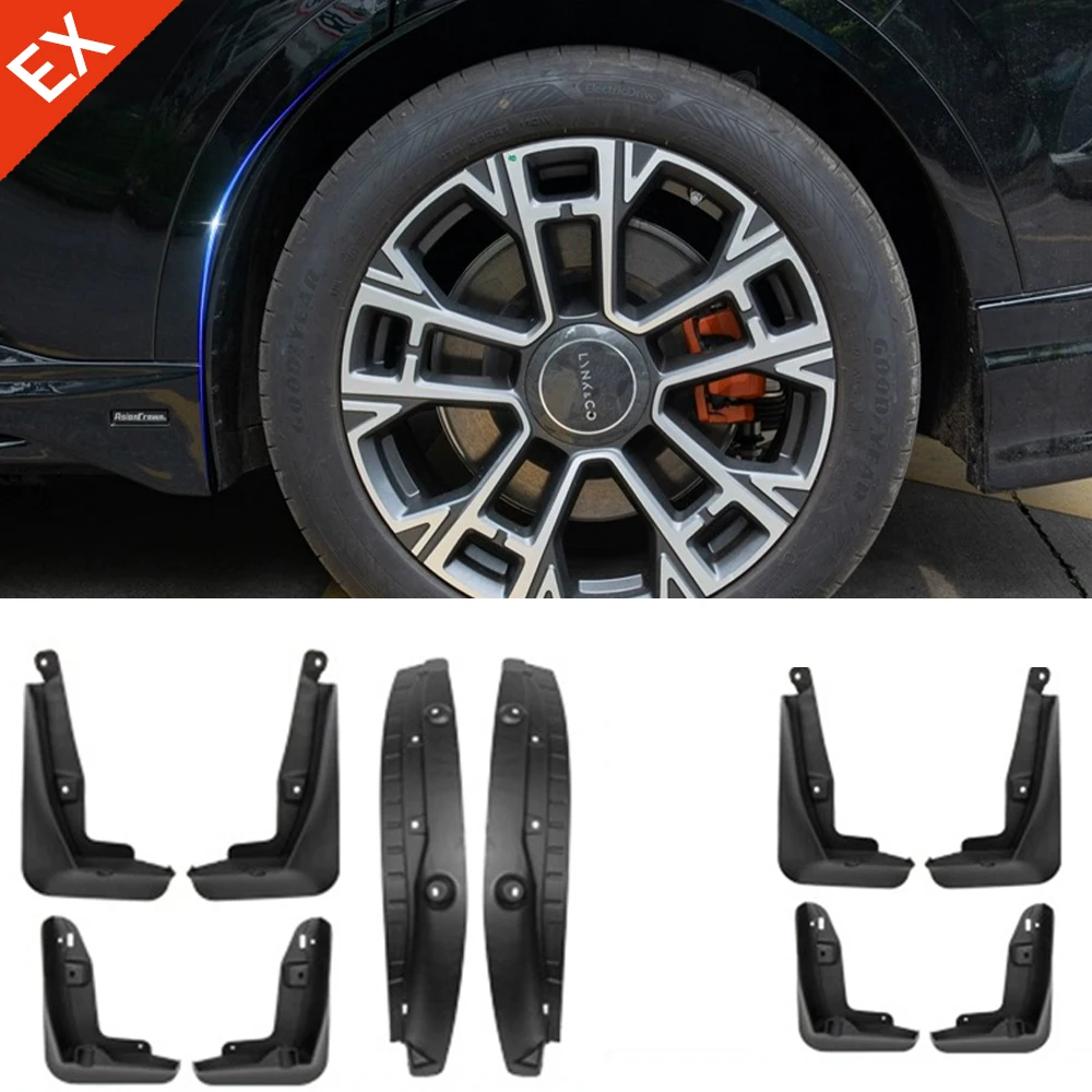 

For GEELY Lynk & Co 900 2025-2026 Car Inner Fender Liners: Sturdy, Custom - Fit, Block Mud, Stones, and Water Splash