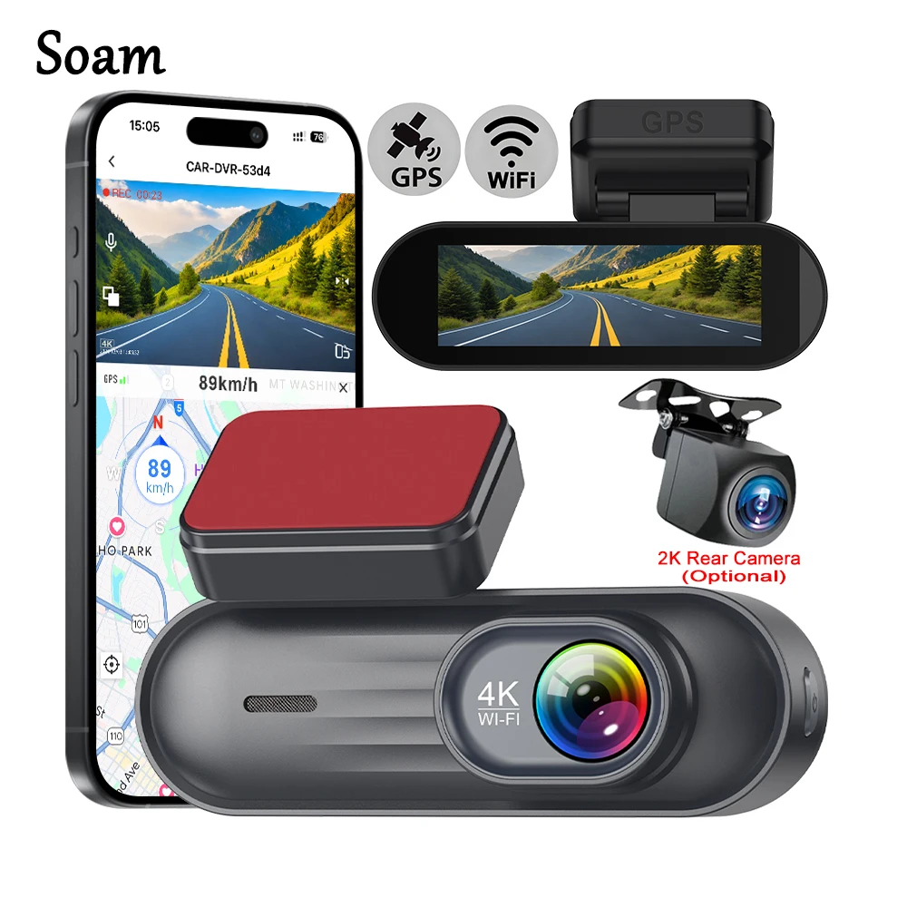 Dash Cam 4K Uhd Rec… - image