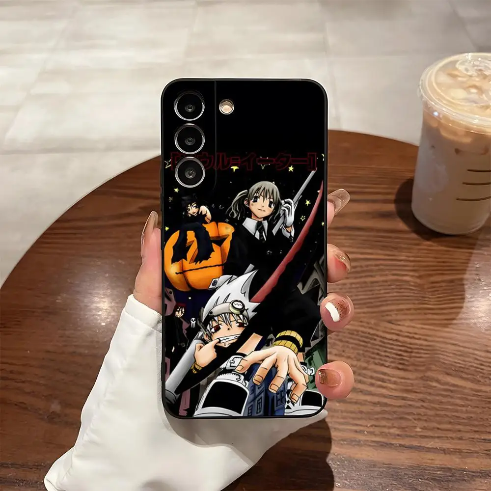 Anime Soul Eater Poster Phone Case For Samsung S25 S24 Ultra S23 Fe S22 S20 S21 Plus A13 A14 A54 A34 A24 A53 A14 Cover