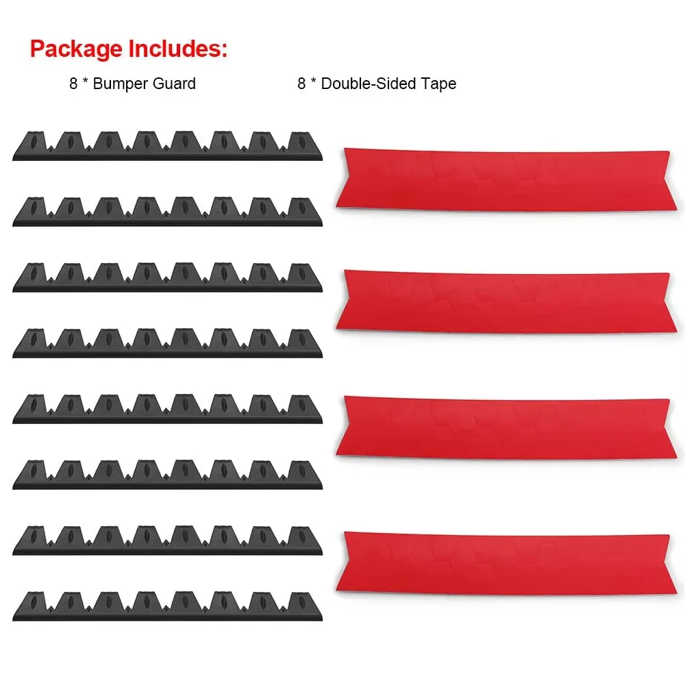 Car Front Bumper Bottom Anti-Scratch Strip Scrape Guard Skid Plate Bumper Protection Anti collision for Lowered Car