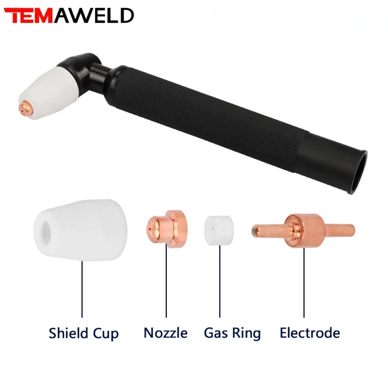 PT31 WZ40 Inverter Plasma Cutter Gun Plasma Cutting Torch Hand Use Head Heavy Duty For Air Cooled Plasma Cutting Machine