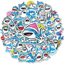 10/30/60PCS Cute Shark Stickers Animals Graffiti Decals for Kids DIY Skateboard Guitar Laptop Luggage Cartoon MEME Sticker Toys