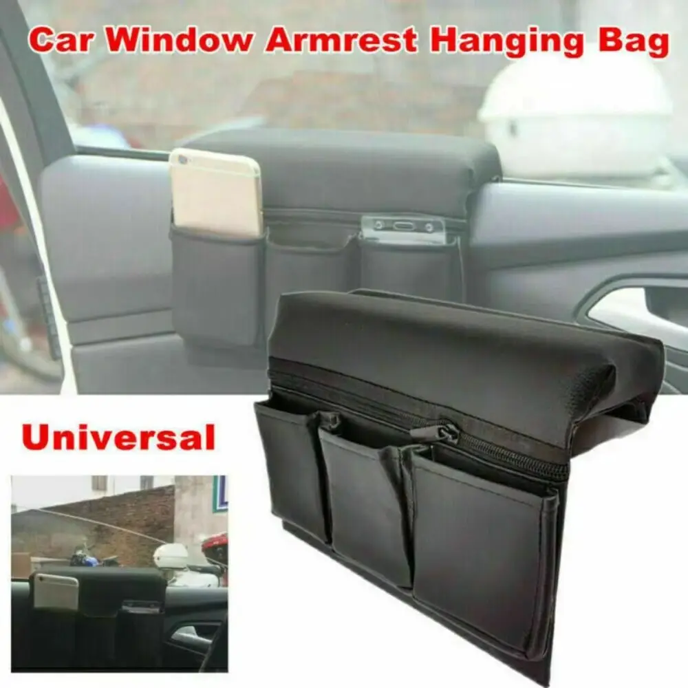 

Universal Window Armrest Hanging Bag Storage Box Pocket Organizer Phone Holder for Car Trunk Interior Accessories