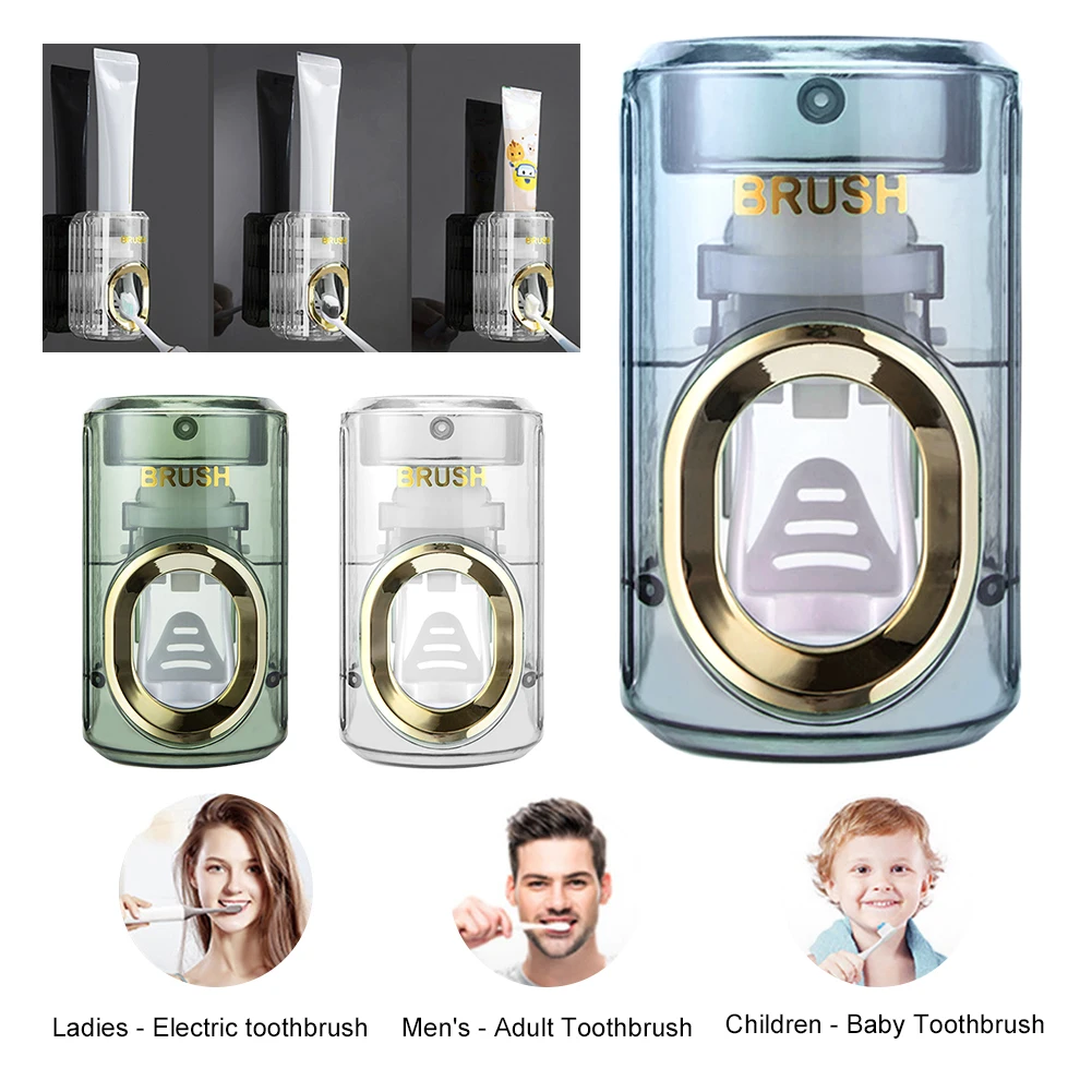 

Household Non-Punching Squeezer Waterproof Wall Mounted Toothpaste Squeezer Automatic Toothpaste Dispenser Bathroom Accessories