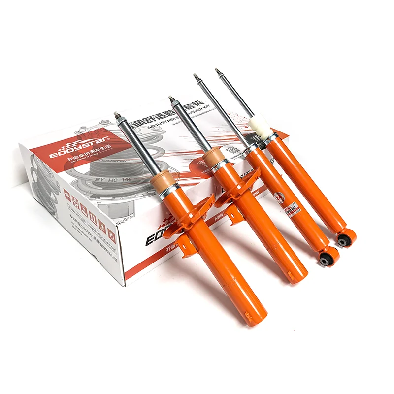 EDDYSTAR High Performance Shock Absorber Kits Adjustable Auto Suspension Coilover Kit Racing for Volkswagen Passat CC 1.8T/2.0T