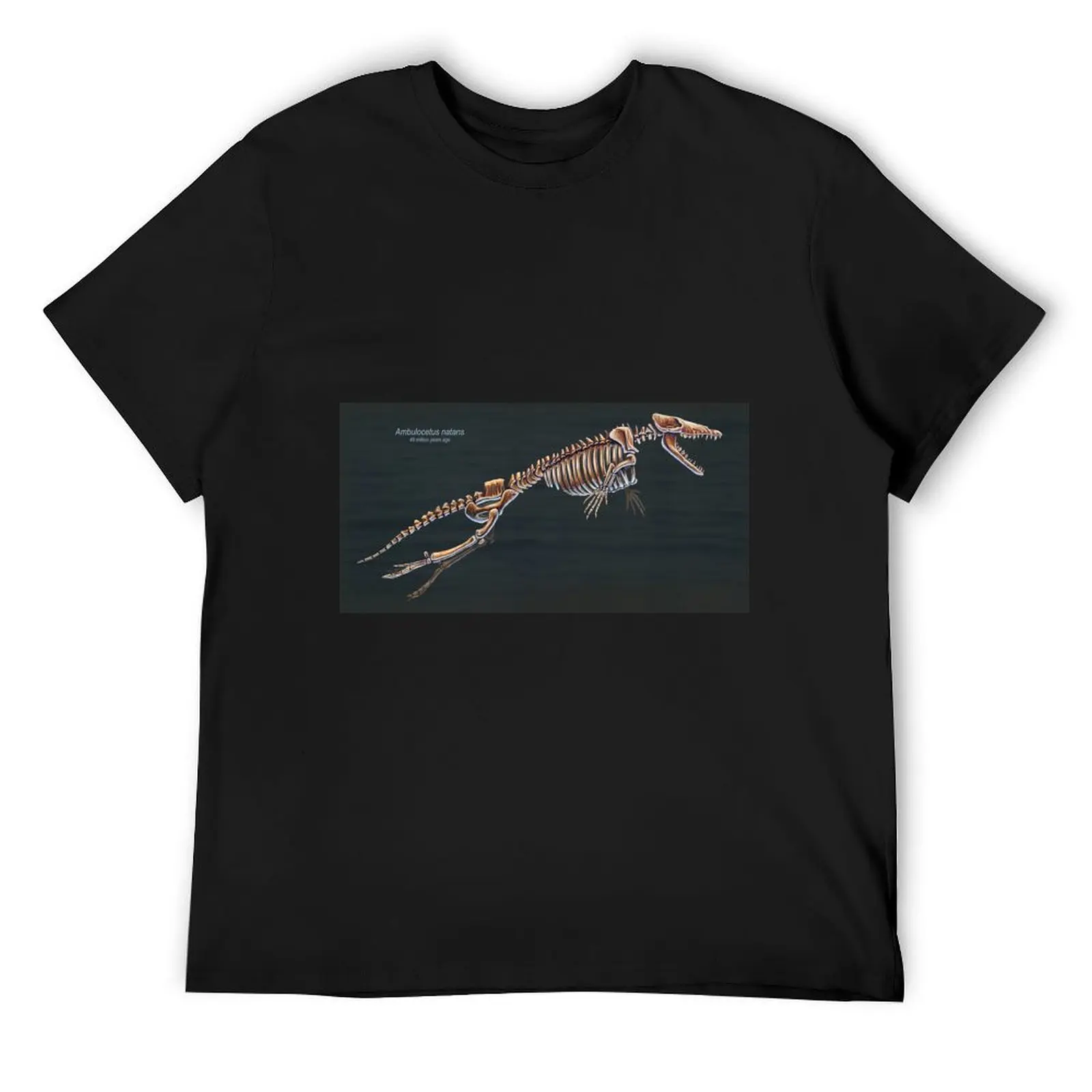 

Ambulocetus natans Skeletal Study T-Shirt heavyweights oversizeds sublime graphic t shirts men graphic t shirts