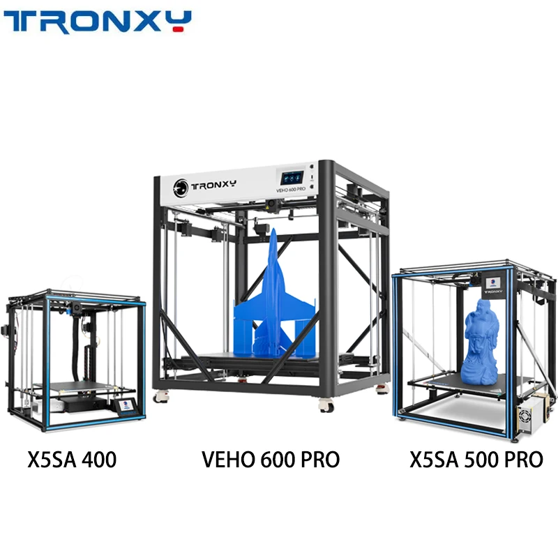 

VEHO 600 Pro X5SA / X5SA 400 / 500 PRO 3D Printer Large Printer Size Auto leveling CoreXY Structure Direct Extruder FDM Printers