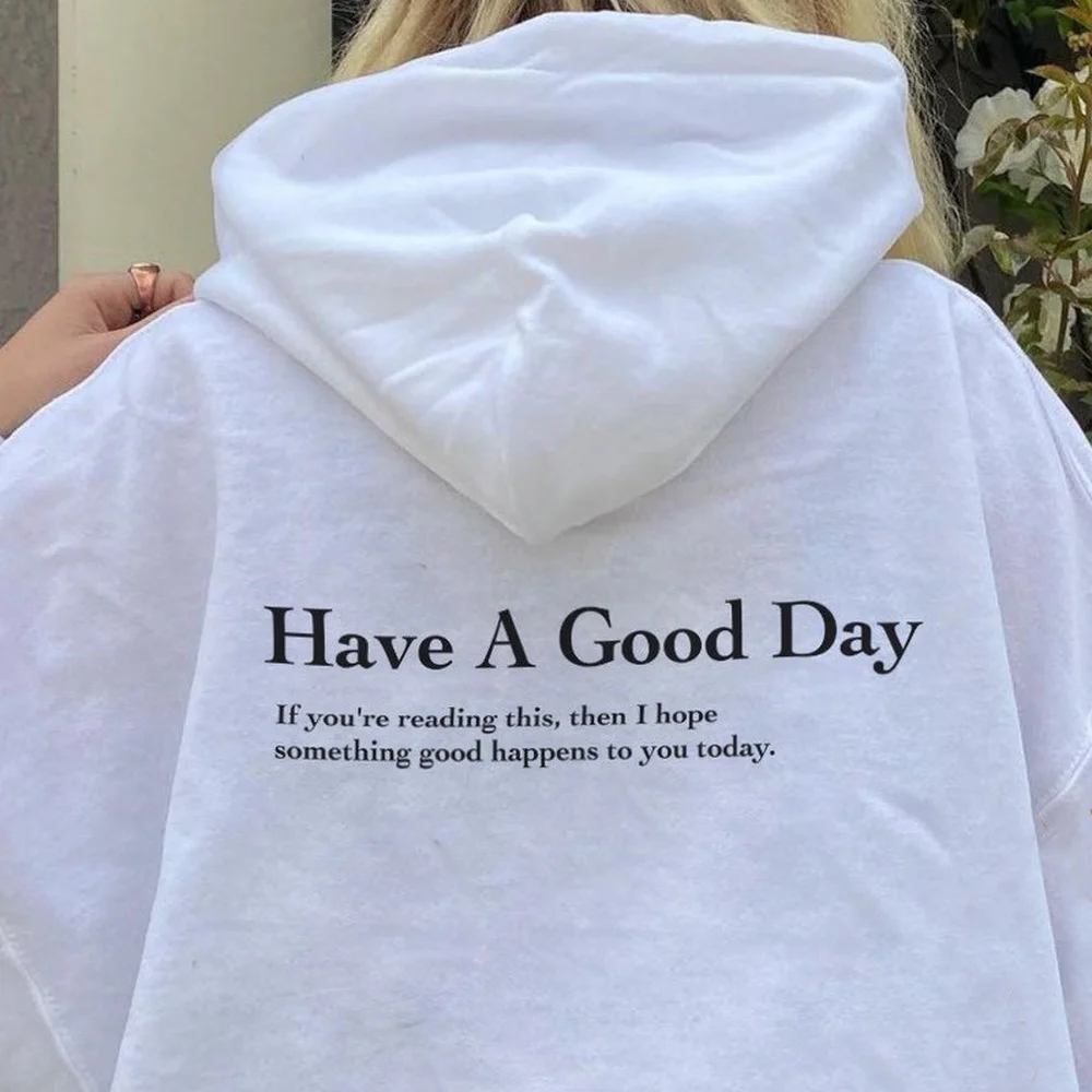 Winter Clothing Words - Have A Good Day Hoodie Trend