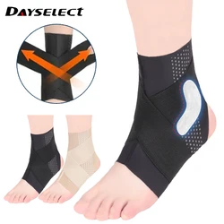 Sport Ankle Stabilizer Brace Compression Ankle Strain Bandages Ankle Support Protector for Basketball Football Fitness Running