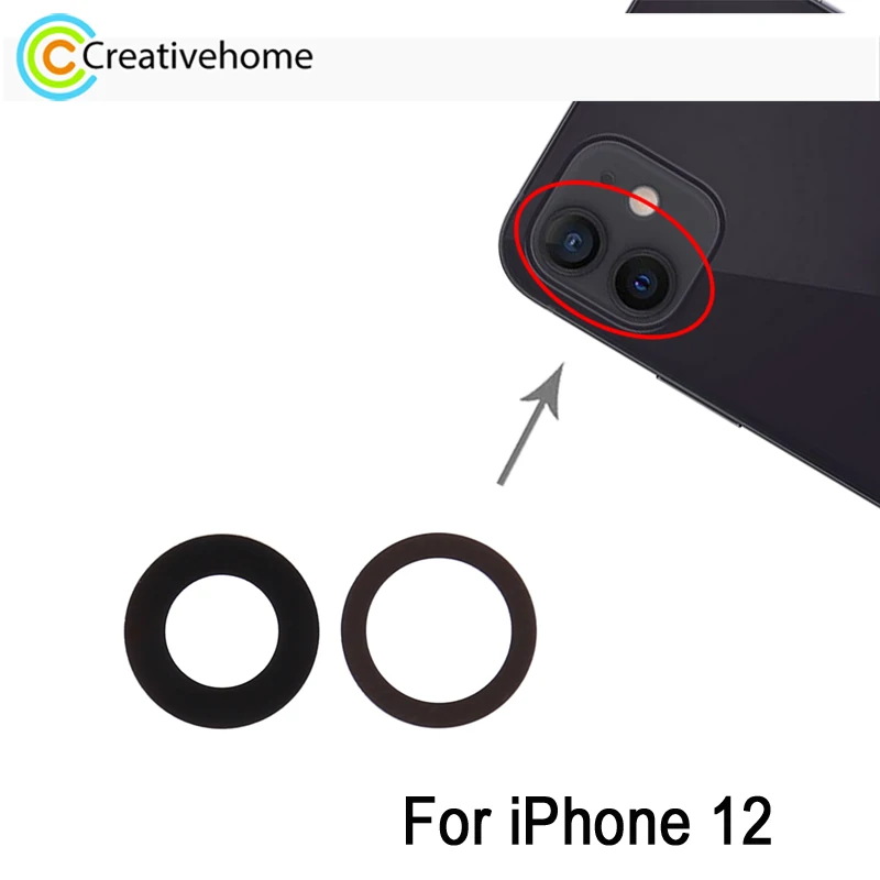 Back Camera Lens for iPhone 12 Rear Camera Glass Lens Spare Part