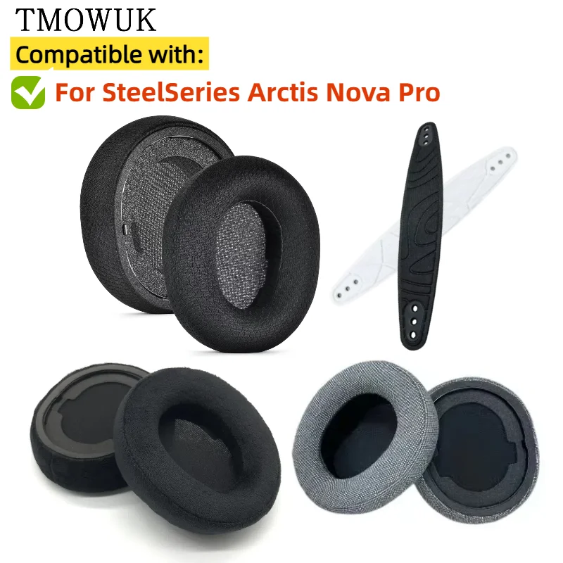

Replacement Earpads for SteelSeries Arctis Nova Pro Earmuffs Ultra-soft Sponge Cushion Cover Headphone