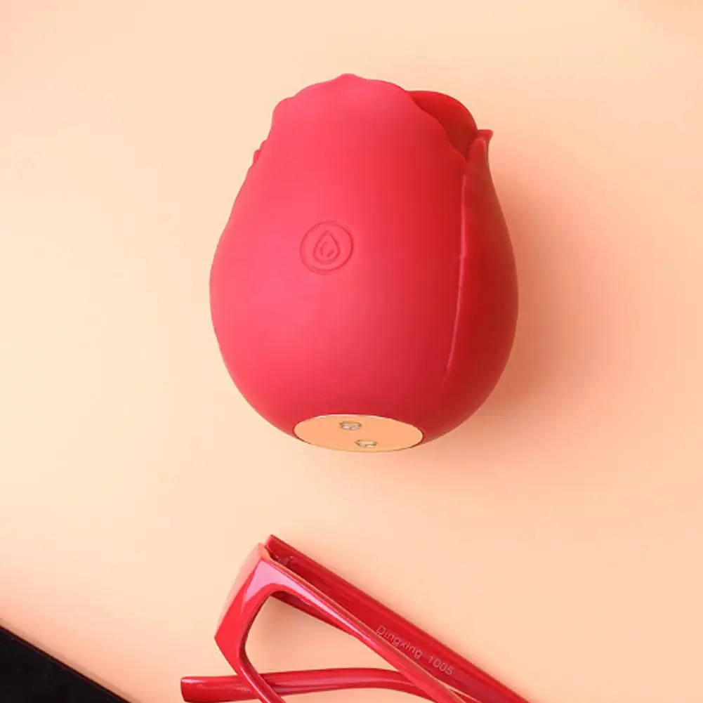 Powerful Sucking Rose Vibrator Toy for Women Vacuum Stimulator Oral Nipple Clit Sucker Female Sex Toys Goods for Female Adults