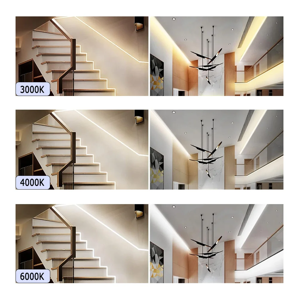 5m 10m COB LED Strip 24V Warm White Natural Dimmable Flexible Cabinet Room Light Decor 3000K 4000K 6000K 2.4G RF Touch Remote