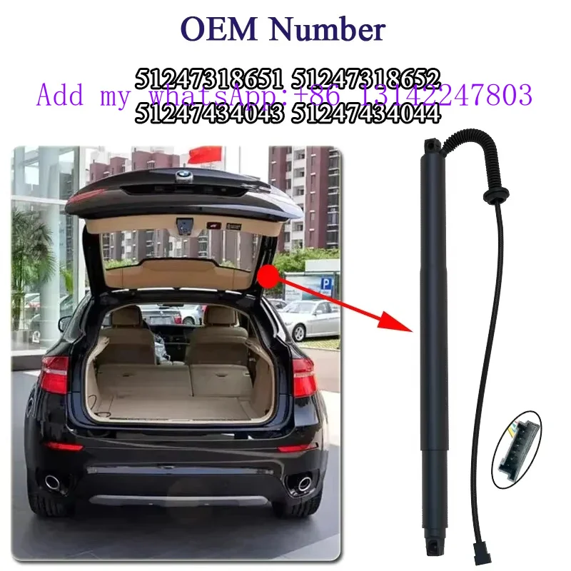 For 2015-2019 F16 BMX X6  Hatch Lift support opener shock absorbert Electric  Gas Spring Struts 51247318651 51247318652