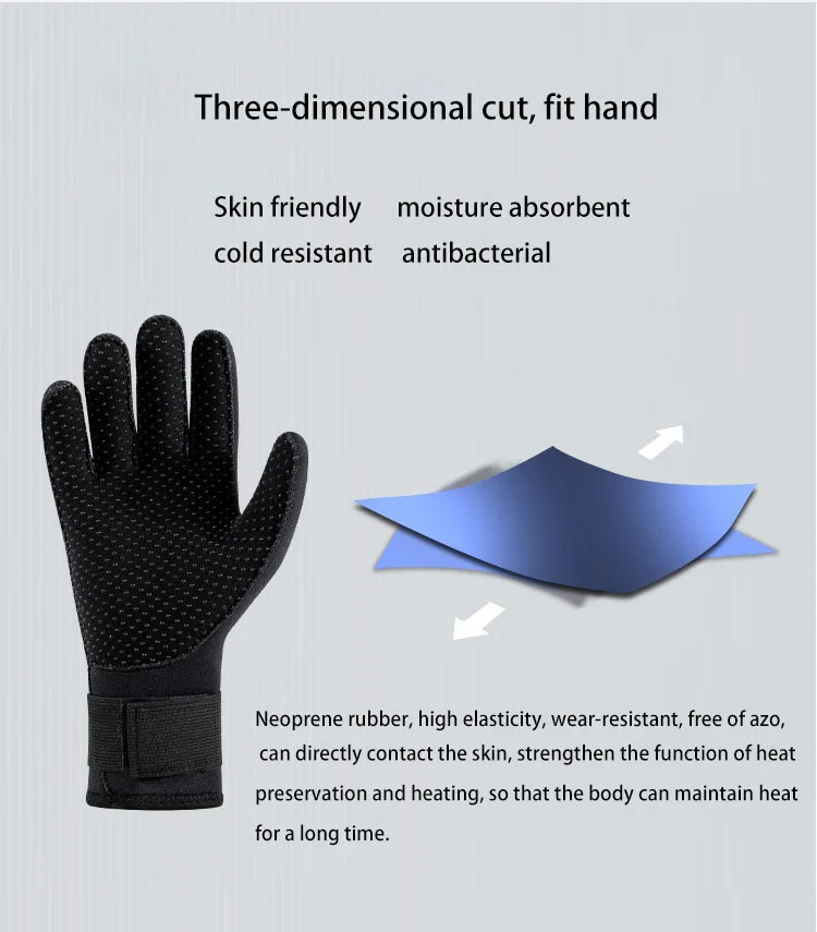Tauchhandschuhe, Socken, Kopfbedeckungen, Tauchausrüstung, verschleißfest, verhindern Durchbruch und hält warm, Strandkämmen, Schutzausrüstung – Detail 14