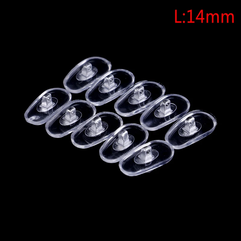 

5 Pairs Golden Silicone Glasses Anti Slip Nose Pads Comfortable Rubber Silicone Silver Nose Pad Screw On for Glasses Sunglasses