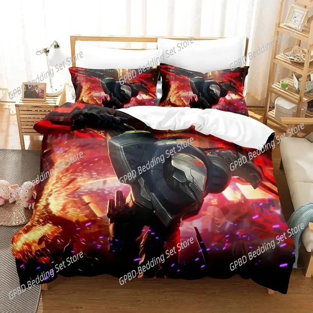 

Home textile Game ZED Bedding Set Cartoon Anime three-piece set Adult Kid Bedroom Duvet cover Sets 3D Print Anime bedding set