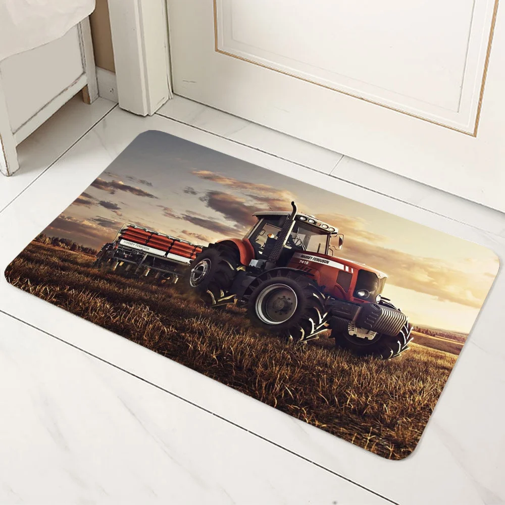 M-Massey Ferguson Foot Mat Home Decorations Outdoor Entrance Doormat Carpet for Bed Room Mats Prayer Rug Balcony Rugs Bath Door