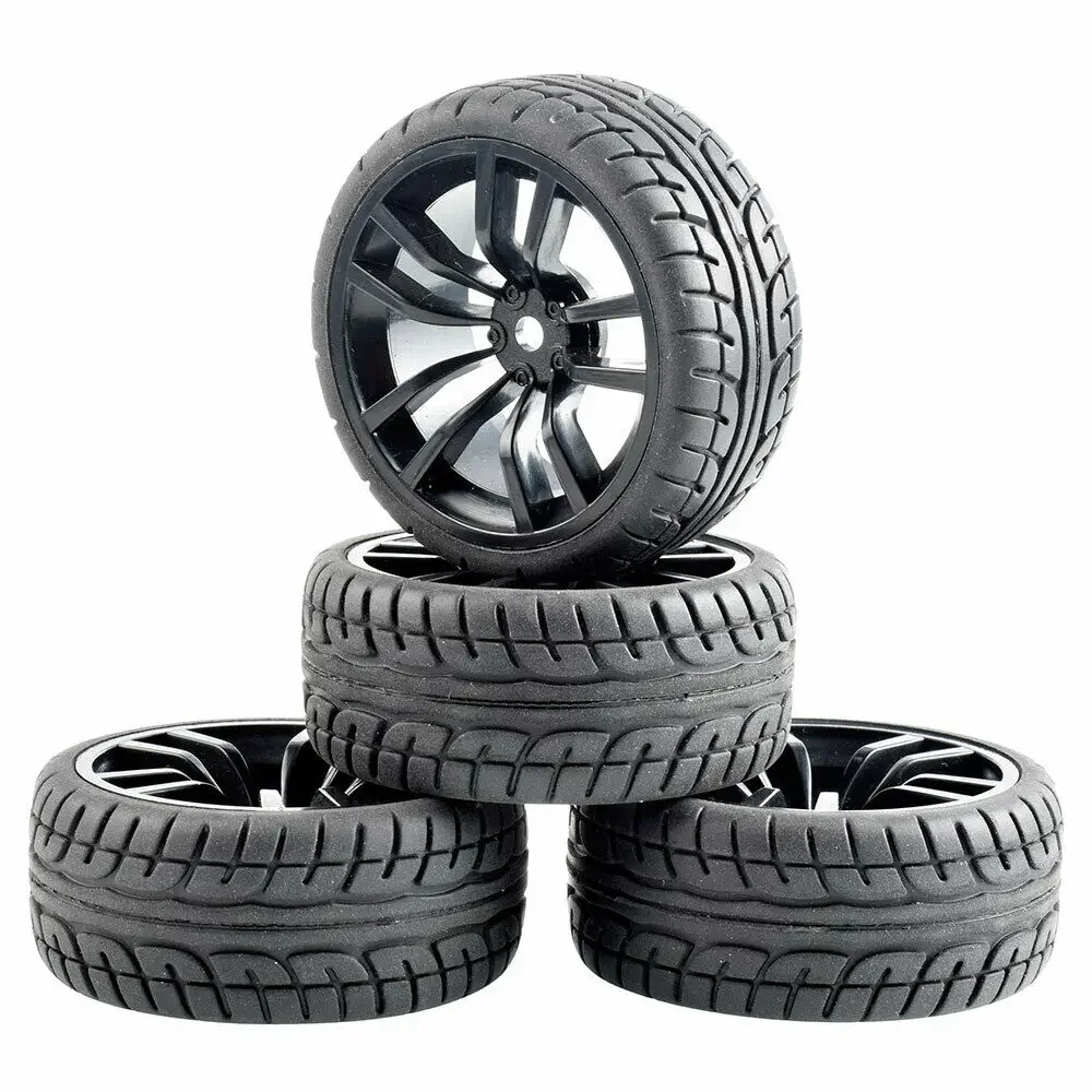 

RC Rim02-8003 Speed Tires insert sponge & Wheel 4PCS For HSP 1/10 1:10 Touring Car