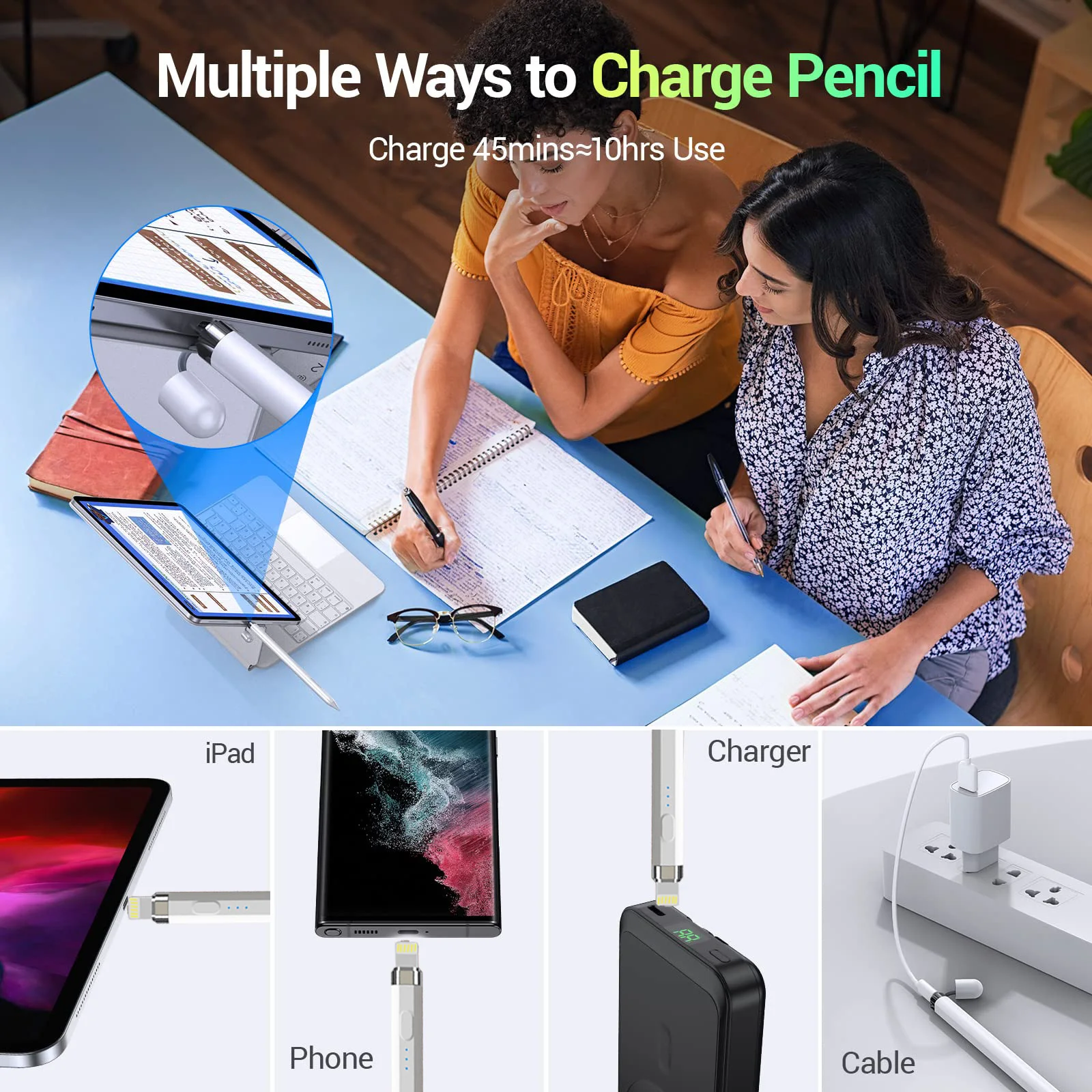 For IPad Pencil. The charging mode OTG tilt sensitivity is the same as that of the first generation of Apple Pencil. Compatible