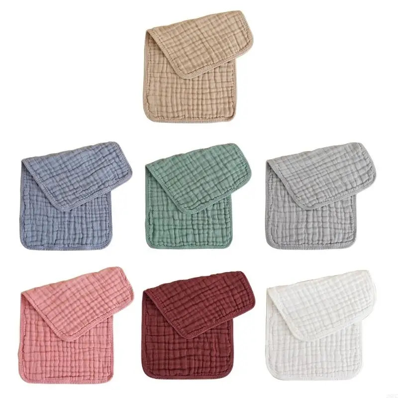 28EC Baby Burp Cloth Drool Bib Teething Bib Sweat Absorb Cloth Cotton Soothing Towel