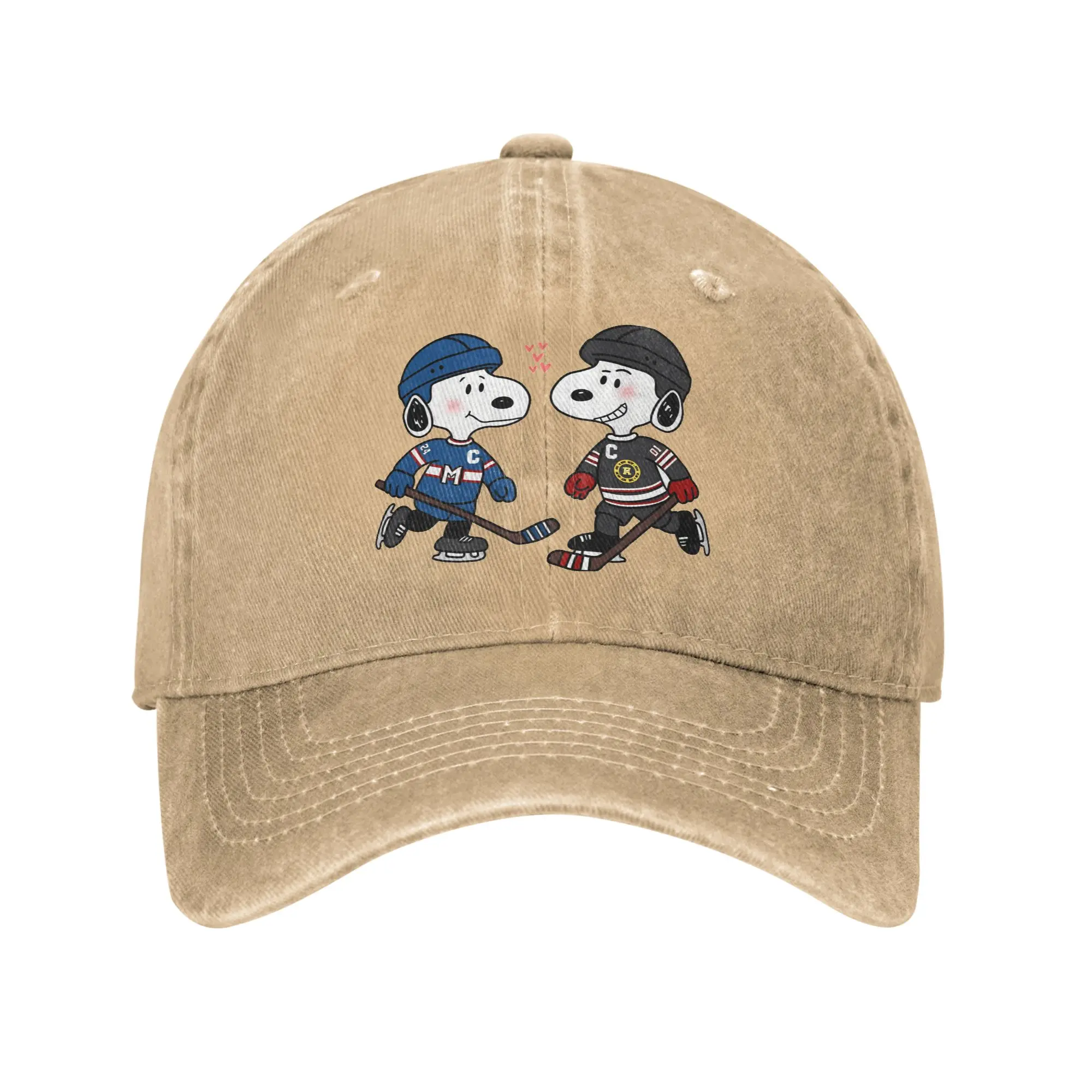 Beagle Puppy ilya and shane Washed Baseball Cap  Trendy Sun Hip Hop Hats Summer Unisex-Teens Outdoor Gym Snapback Cap