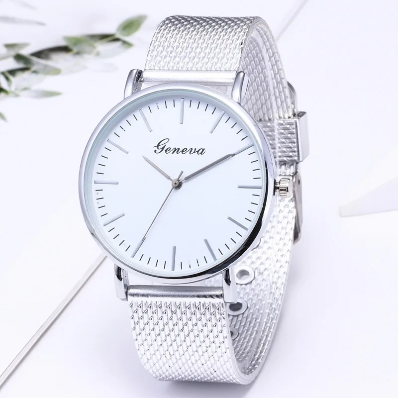 Men\'s Watches Fashion Casual High Quality Environmental Watchband Thin Simple Quartz Watch Student Women\'s Clothing Clock Retro