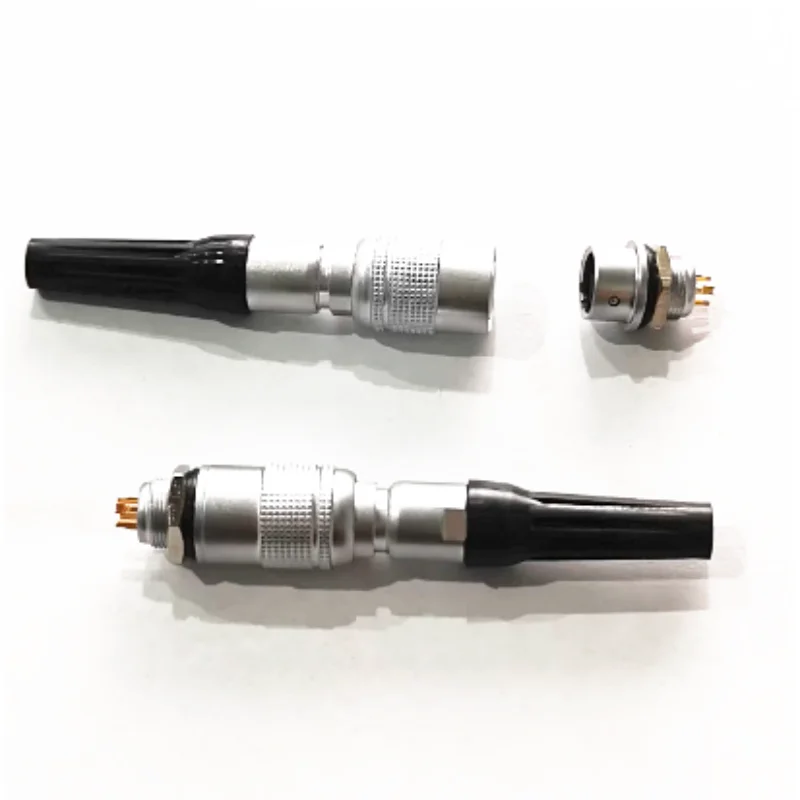Luftfahrtstecker und -buchse YC8 Schnellsteckverbinder 2-polig, 3-polig, 4-polig, 5-polig, 6-polig, 7-polig Push-Pull-Typ 8MM Öffnungsverbinder – Detail 3