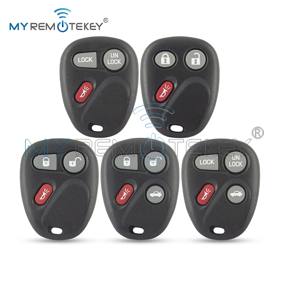 MYREMOTEKEY Smart Remote Control Key Shell Case No Chip 3/4 Buttons for  Buick Hummer H3 GMC For Chevrolet Colorado Isuzu