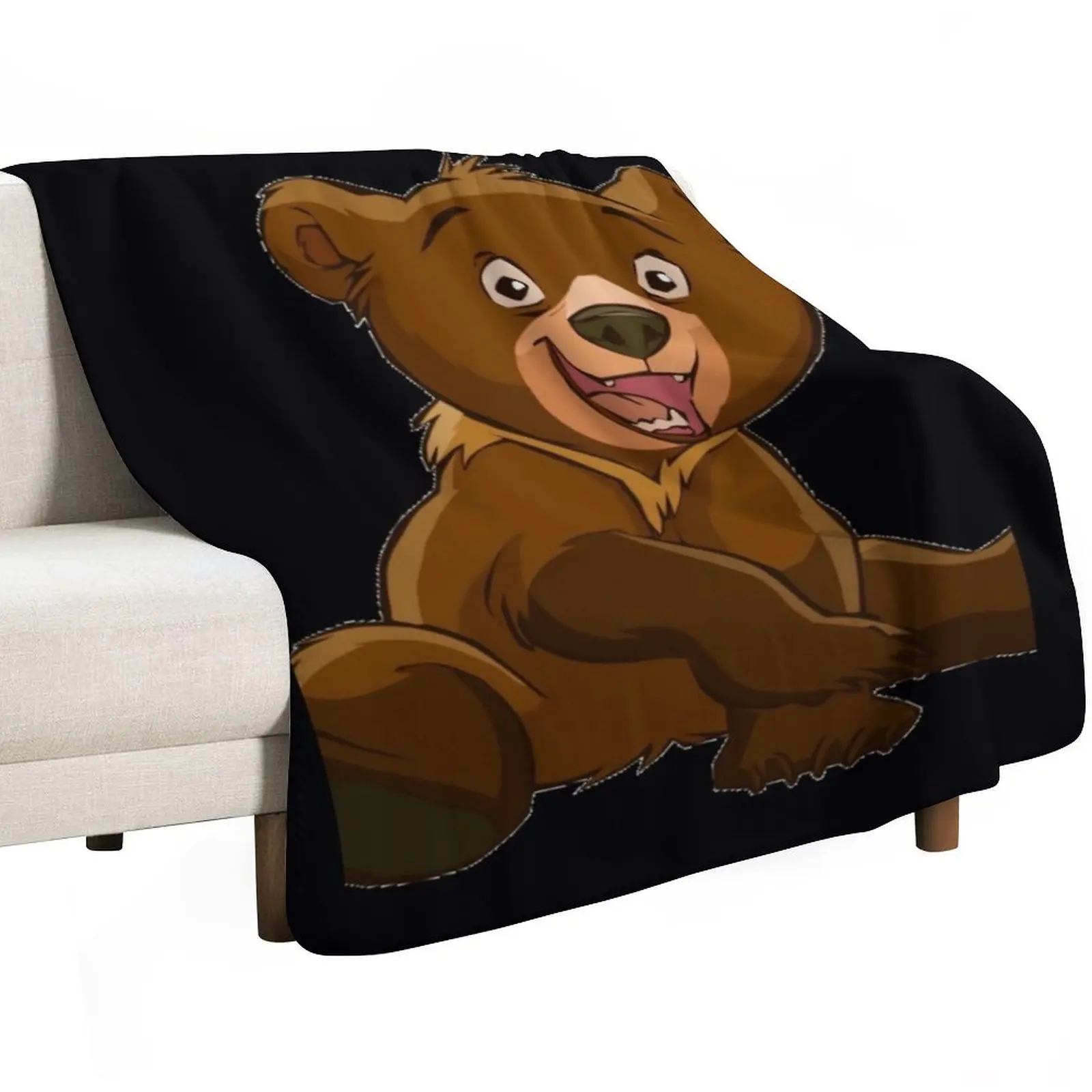 

Koda Brother Bear \t \t Throw Blanket Hairy Designers halloween decorative Blankets